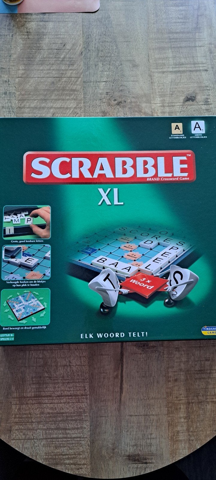 scrabble xl, Hobby en Vrije tijd, Gezelschapsspellen | Bordspellen, Ophalen of Verzenden