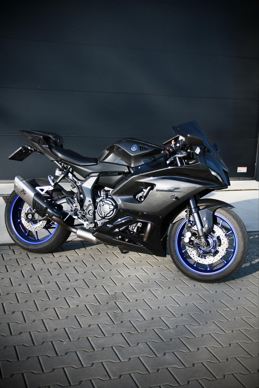 Yamaha R7 35kW A2 - Carbon kappen, blauwe velgen, Motoren, Gebruikt, Super Sport, Particulier, Minimaal motorrijbewijs A2