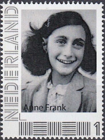 Nederland P4.16.6- Anne Frank- Persoonlijke- Oorlog en Vrede, Verzenden, Na 1940, Postfris