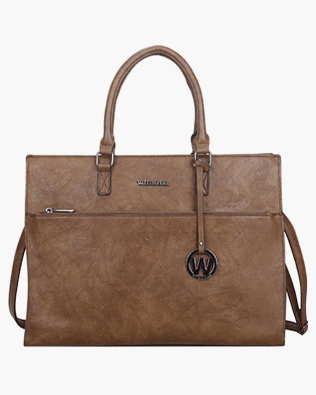 Wimona tas! ZGAN, Ophalen of Verzenden, Zo goed als nieuw, Bruin, Handtas
