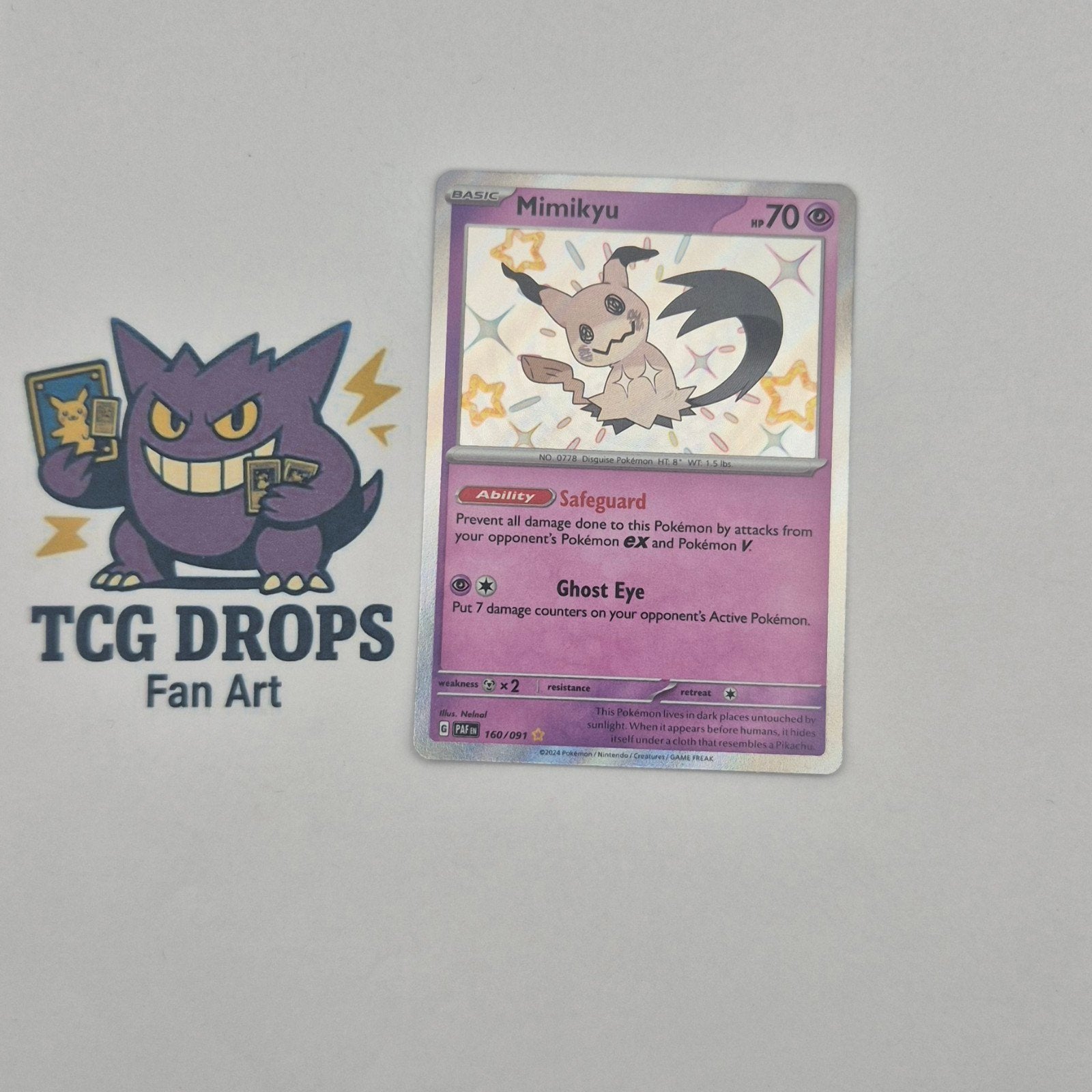 Mimikyu	PAF160/091	Paldean Fates