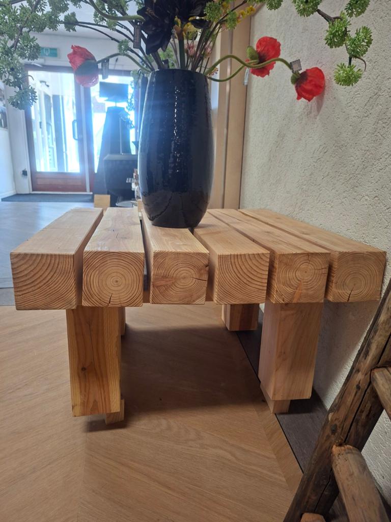 Nieuwe robuuste douglas salontafel, Ophalen, Rechthoekig, 50 tot 100 cm, Minder dan 50 cm