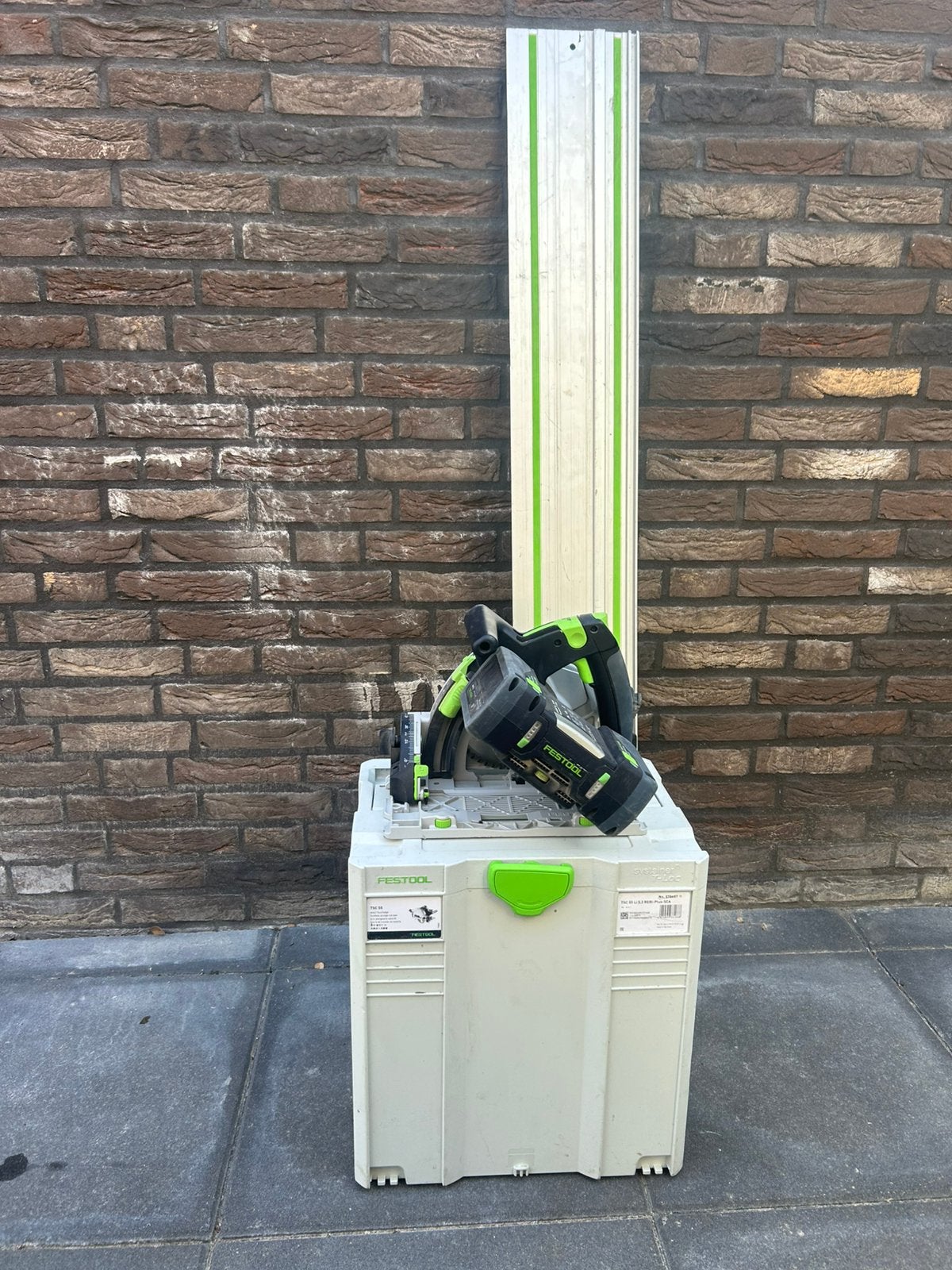 Zgan Festool TSC 55 KEBI accu invalzaag, Ophalen, Invalzaag, Zo goed als nieuw, 30 tot 70 mm