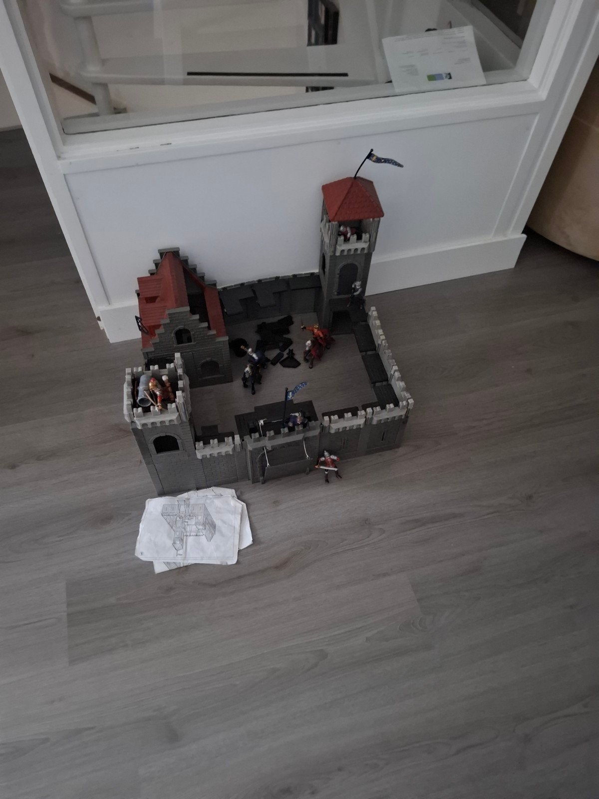 Simba Ridderkasteel met diverse ridders en accessoires, Ophalen of Verzenden, Zo goed als nieuw