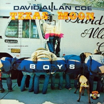 LP David Allan Coe - Texas moon, Ophalen, Gebruikt, 12 inch