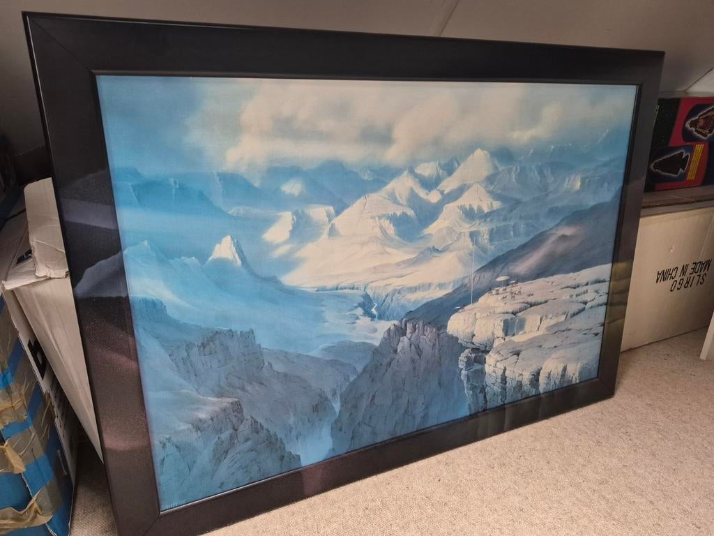 Berglandschap schilderij, Antiek en Kunst, Ophalen
