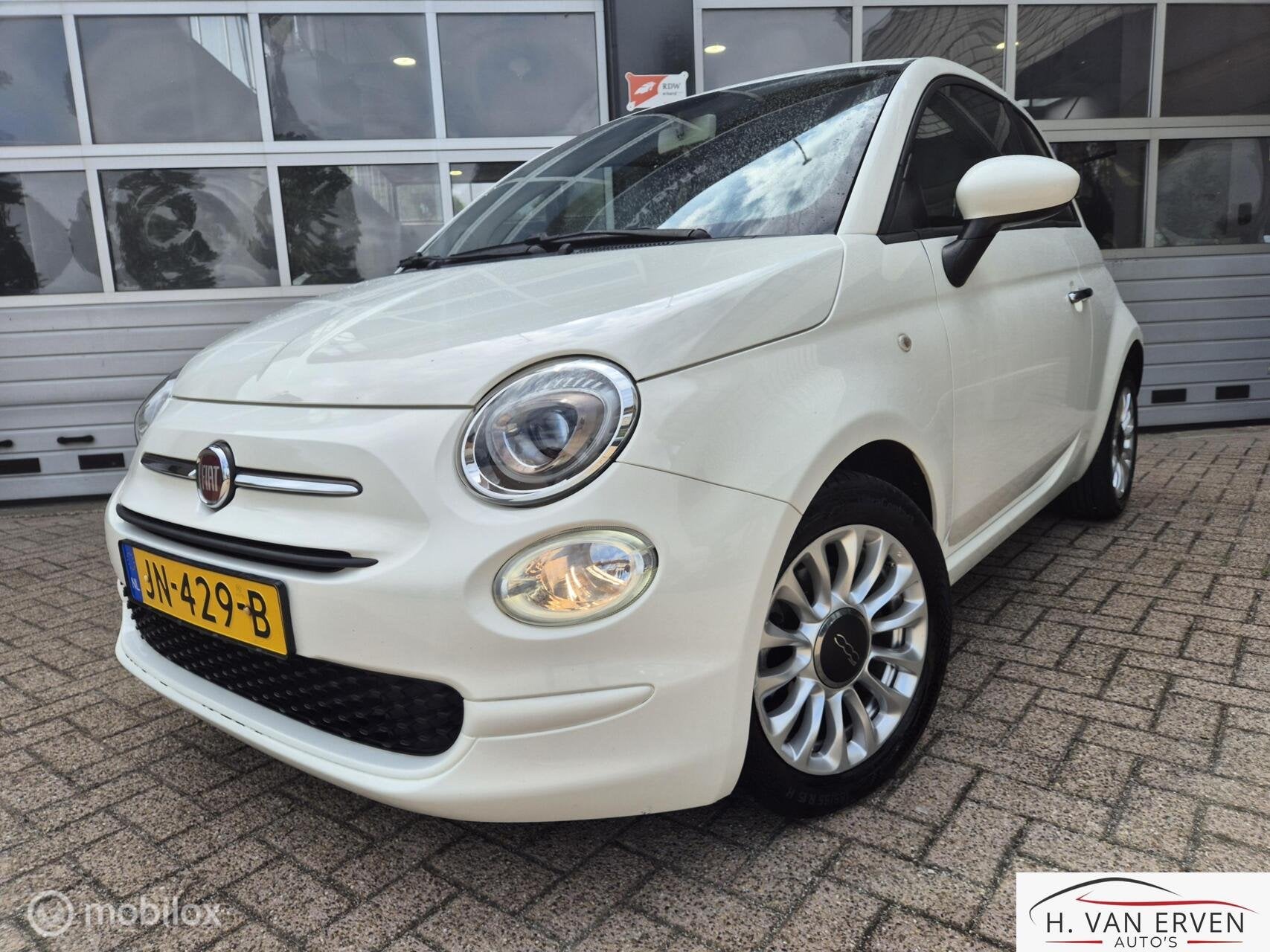 Fiat 500 0.9 TwinAir Turbo Popstar AIRCO NAP, Voorwielaandrijving, Origineel Nederlands, Bedrijf, Handgeschakeld