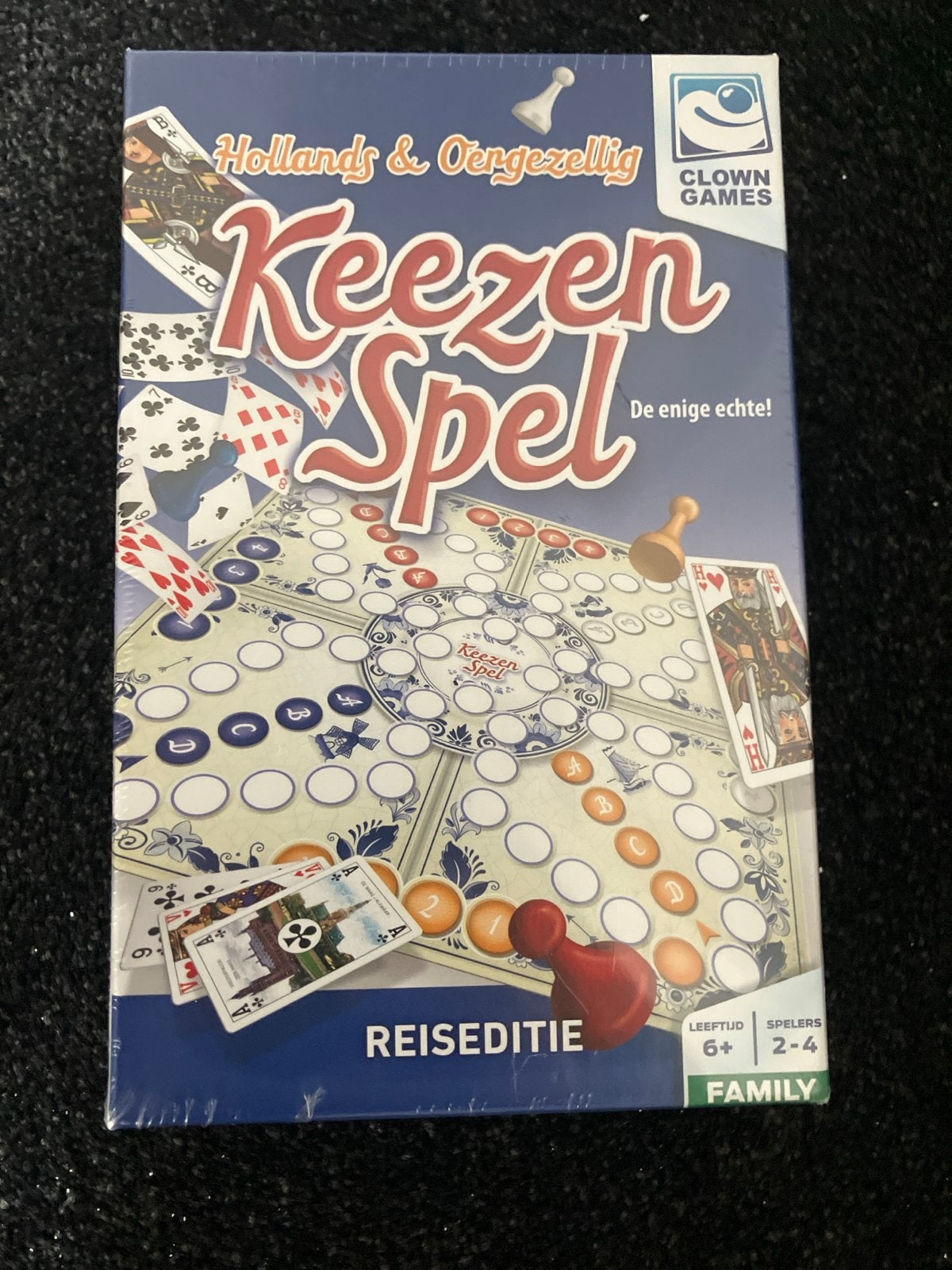 Keezen Spel Reis Editie - Compact en Gezellig Kaartspel, Drie of vier spelers, Ophalen of Verzenden, Nieuw, Reisspel