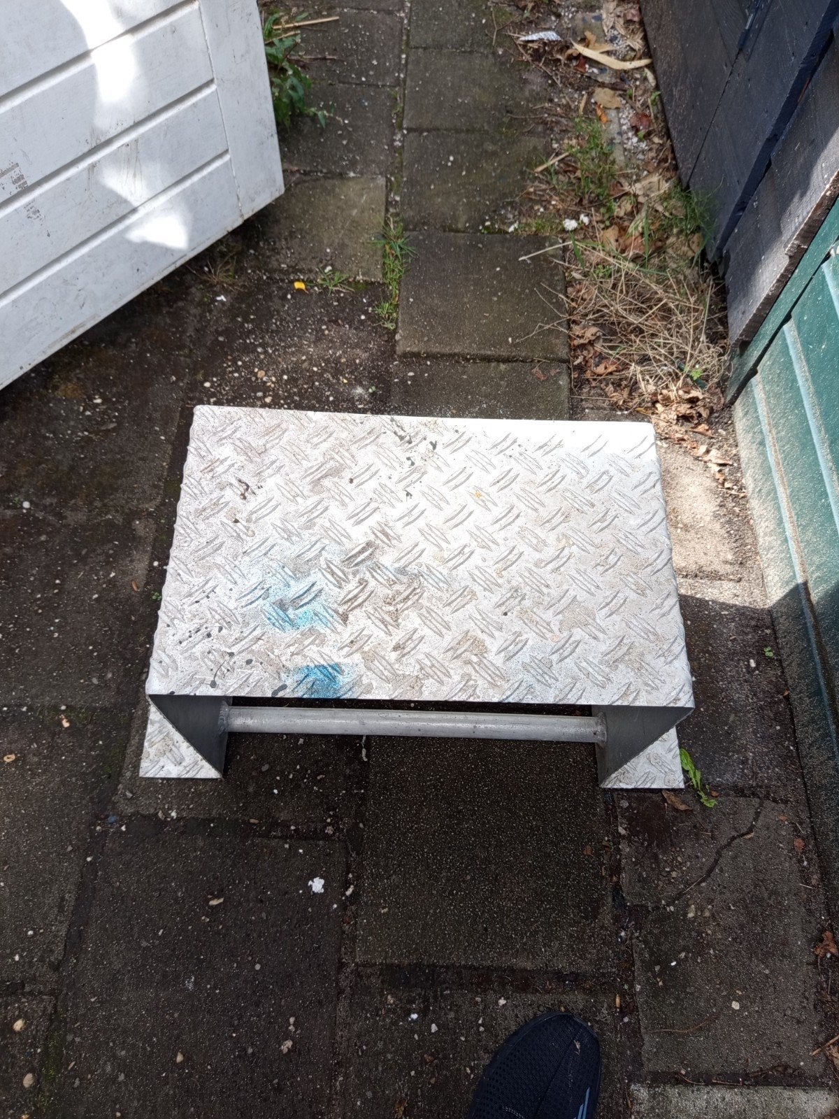 Stevige aluminium opstapje/trapje, Doe-het-zelf en Verbouw, Ophalen of Verzenden