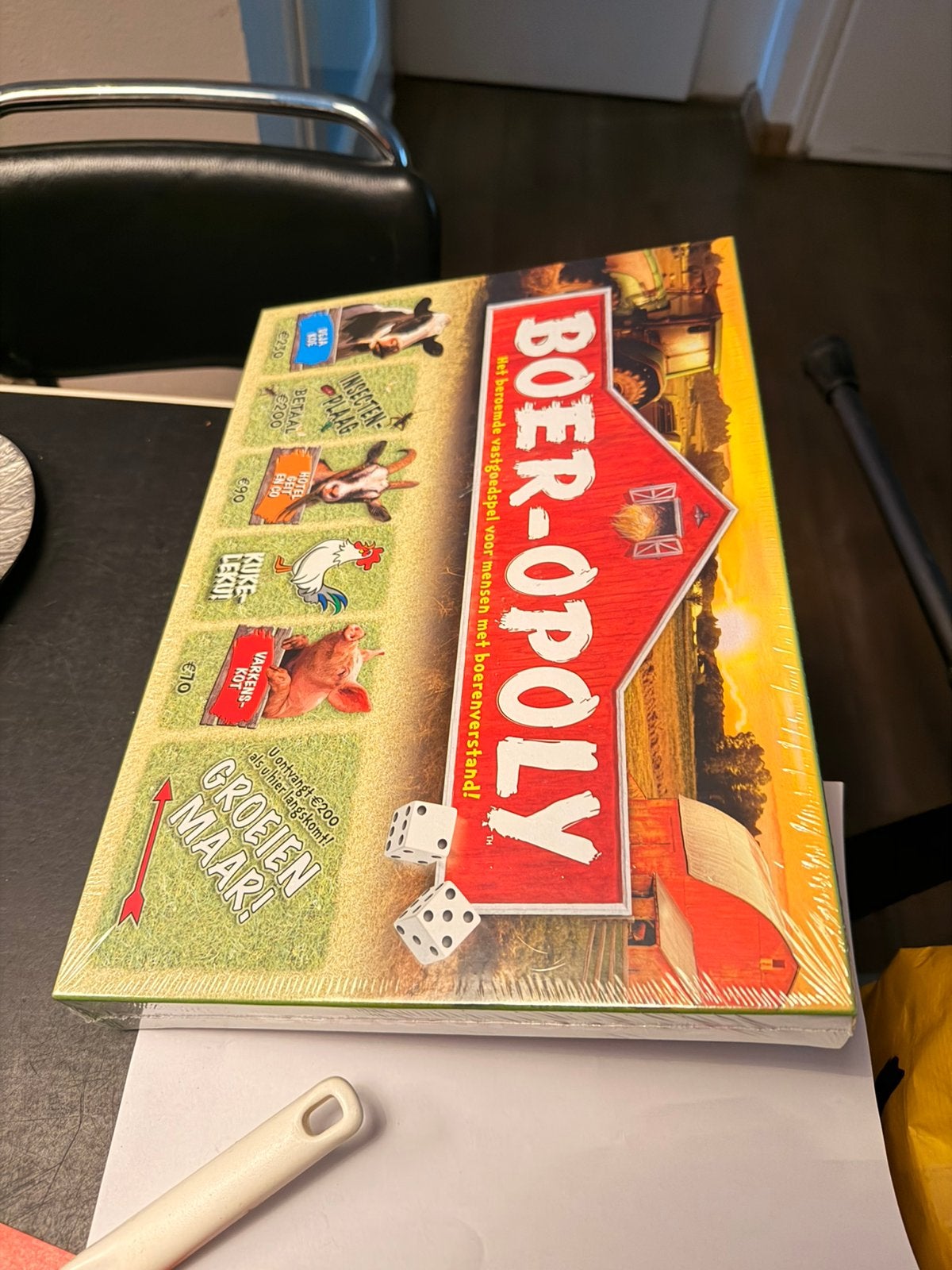 Boer-opoly nieuw in de folie, Hobby en Vrije tijd, Gezelschapsspellen | Bordspellen, Ophalen of Verzenden, Nieuw