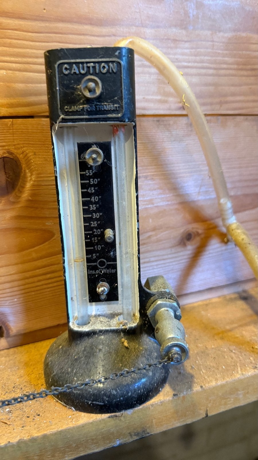 Vintage Manometer/Drukmeting Apparaat, Ophalen of Verzenden, Gebruikt