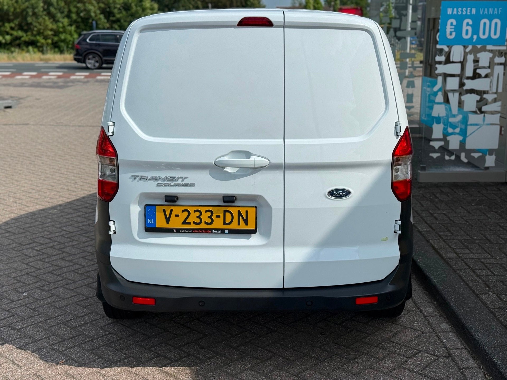 Ford Transit Courier 1.5 TDCI BJ 2017 Euro 6 AIRCO Schuifdeu, Auto's, Voorwielaandrijving, Stof, Gebruikt, Euro 6