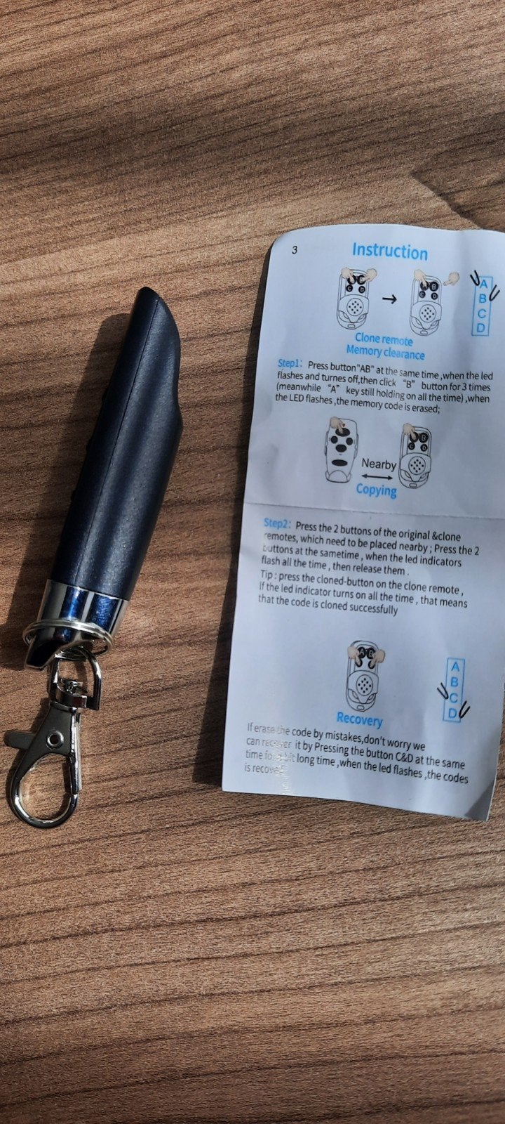 Nieuwe Garagedeurkloner - Universele Afstandsbediening, Auto diversen, Auto-accessoires, Ophalen of Verzenden, Nieuw