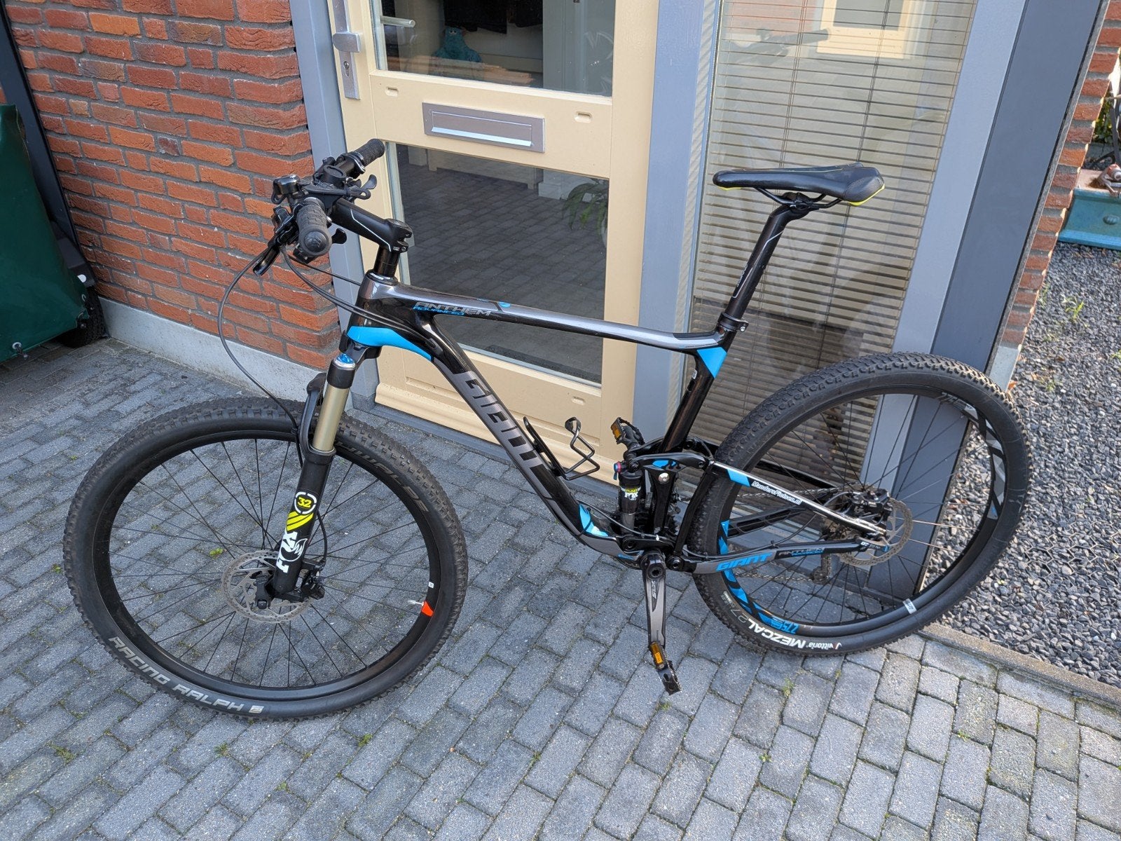 Giant Anthem Advanced Mountainbike carbon frame - maat L Ful, Ophalen, Gebruikt, Giant, Schijfrem