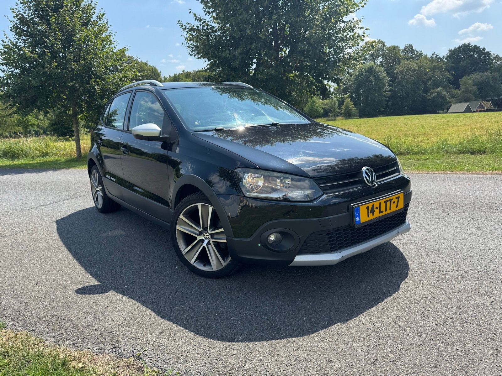 Volkswagen Polo 1.2 TSI 77KW 2010 Zwart, Auto's, Volkswagen, Voorwielaandrijving, 40 €/maand, Zwart, Origineel Nederlands