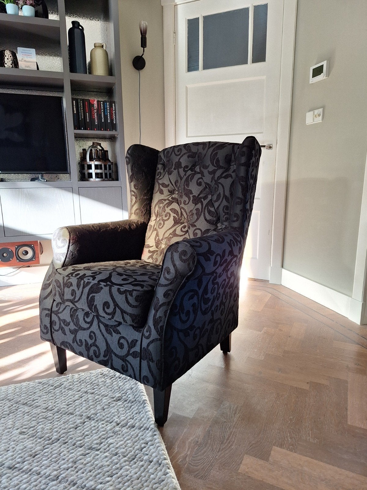 Zit stoel, Huis en Inrichting, Ophalen, Gebruikt, 75 tot 100 cm, Stof