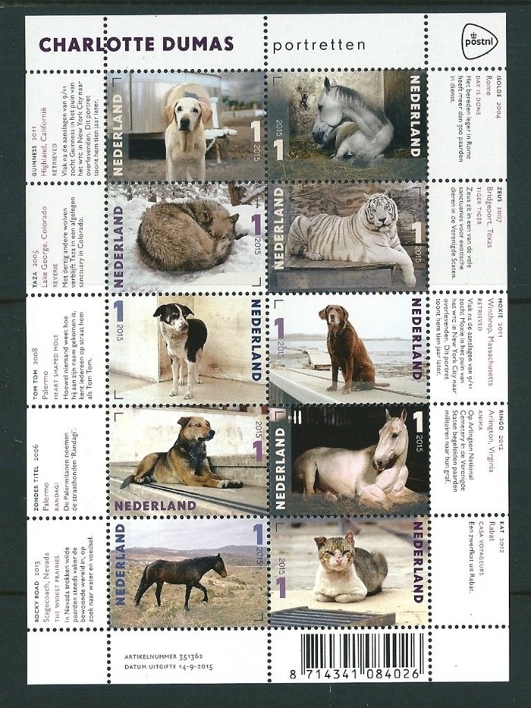 Vel Charlotte Dumas no V3331 postfris, Ophalen of Verzenden, Postfris