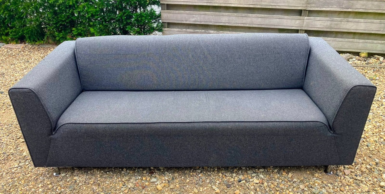 Antraciete 3 zitsbank, Ophalen, Gebruikt, 150 tot 200 cm, Driepersoons