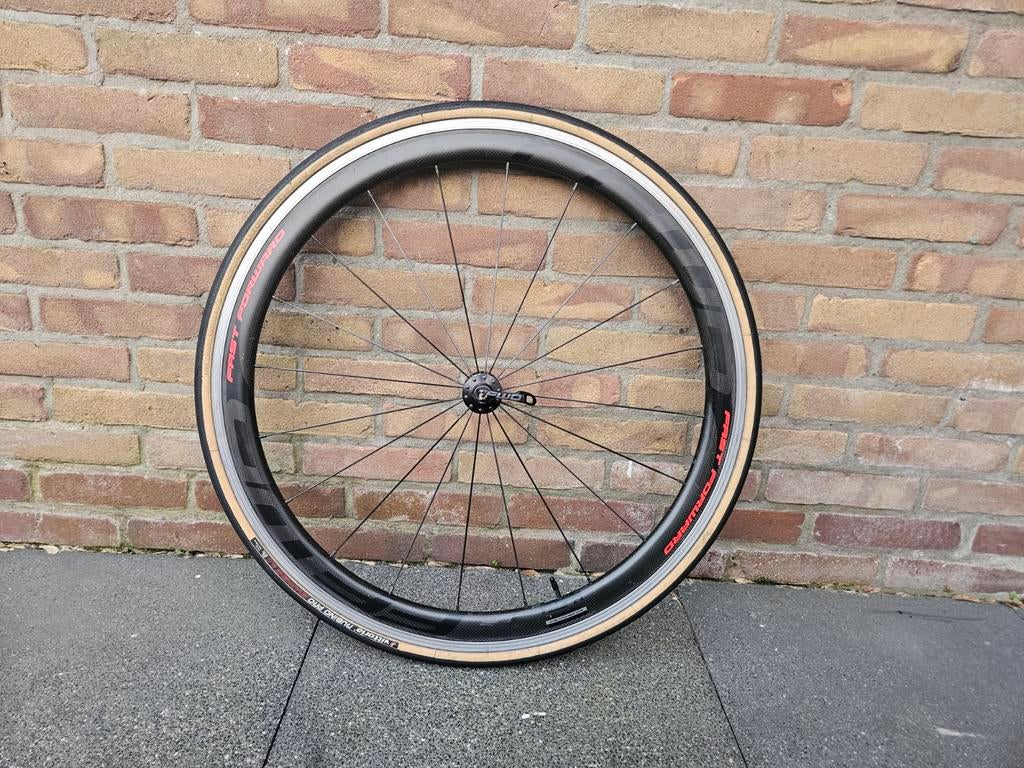 FFWD F4R voorwiel. Lichte beschadiging, Wiel, Gebruikt, Ophalen of Verzenden, Racefiets