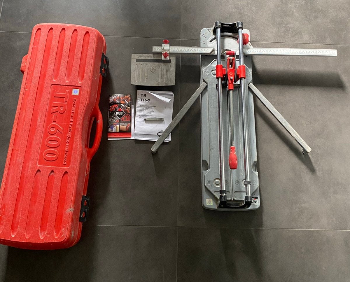 Rubi TR-600-S tegelsnijder, Doe-het-zelf en Verbouw, Ophalen of Verzenden, Zo goed als nieuw