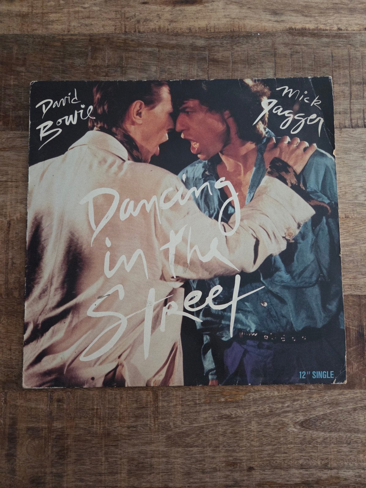 Lp maxi single david bowie and mick jagger dancing, Ophalen of Verzenden