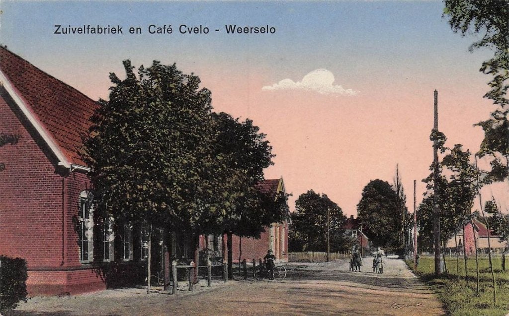 702-379-003 Zuivelfabriek En Cafe Cvelo Weerselo, Verzamelen, Verzenden, Voor 1920, Overijssel