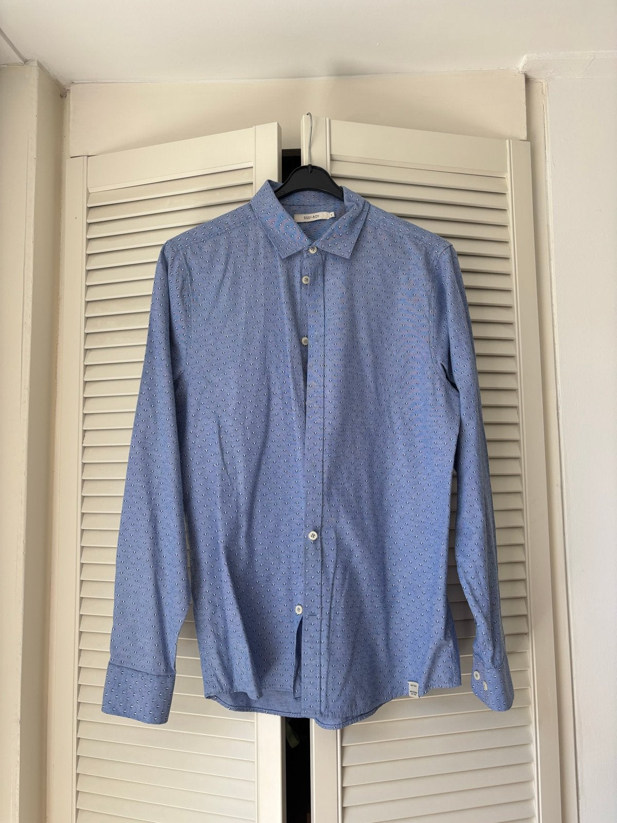 Sissy-Boy Blauw Overhemd - Zo goed als nieuw, Ophalen of Verzenden, Zo goed als nieuw, Blauw, Overige halswijdtes