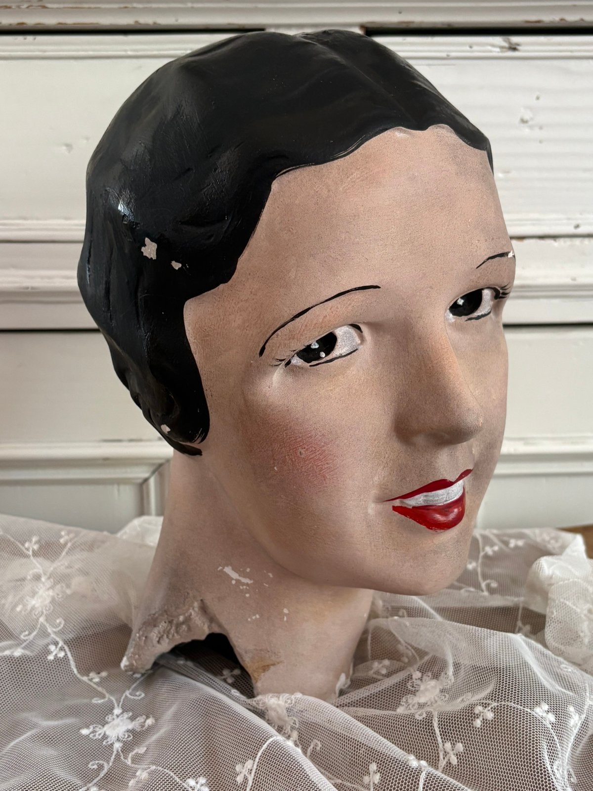 Antieke gipsen beeld, Antiek en Kunst, Ophalen of Verzenden