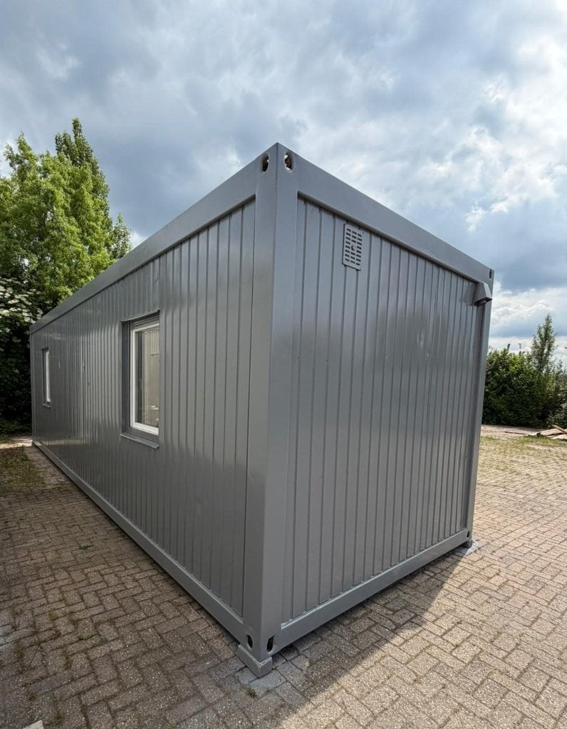 Bouw-schaftkeet, kantoorunit, woonunit, directiekeet. 9 x 3, Ophalen, Gebruikt