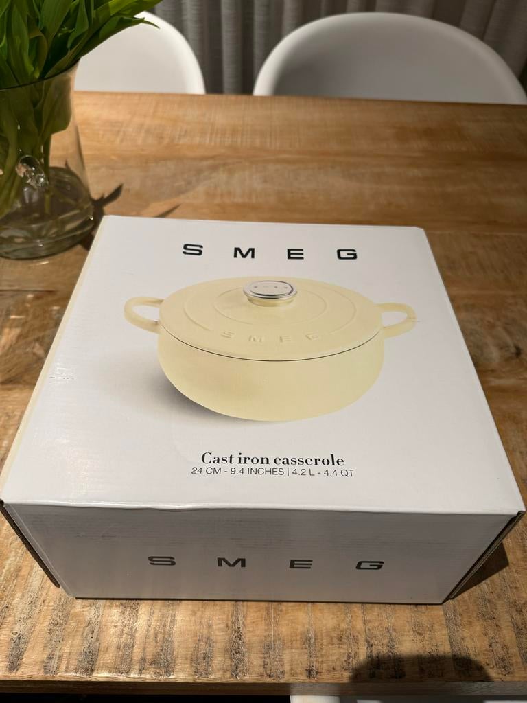 Smeg Braadpan 24cm - Nieuw in Doos, Huis en Inrichting, Keuken | Potten en Pannen, Nieuw, Ophalen of Verzenden, Koekenpan of Braadpan