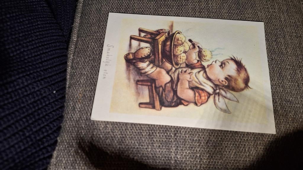 Anzichtkaart Berta Hummel - Smakelijk Eten, Ophalen of Verzenden, 1940 tot 1960, Ongelopen
