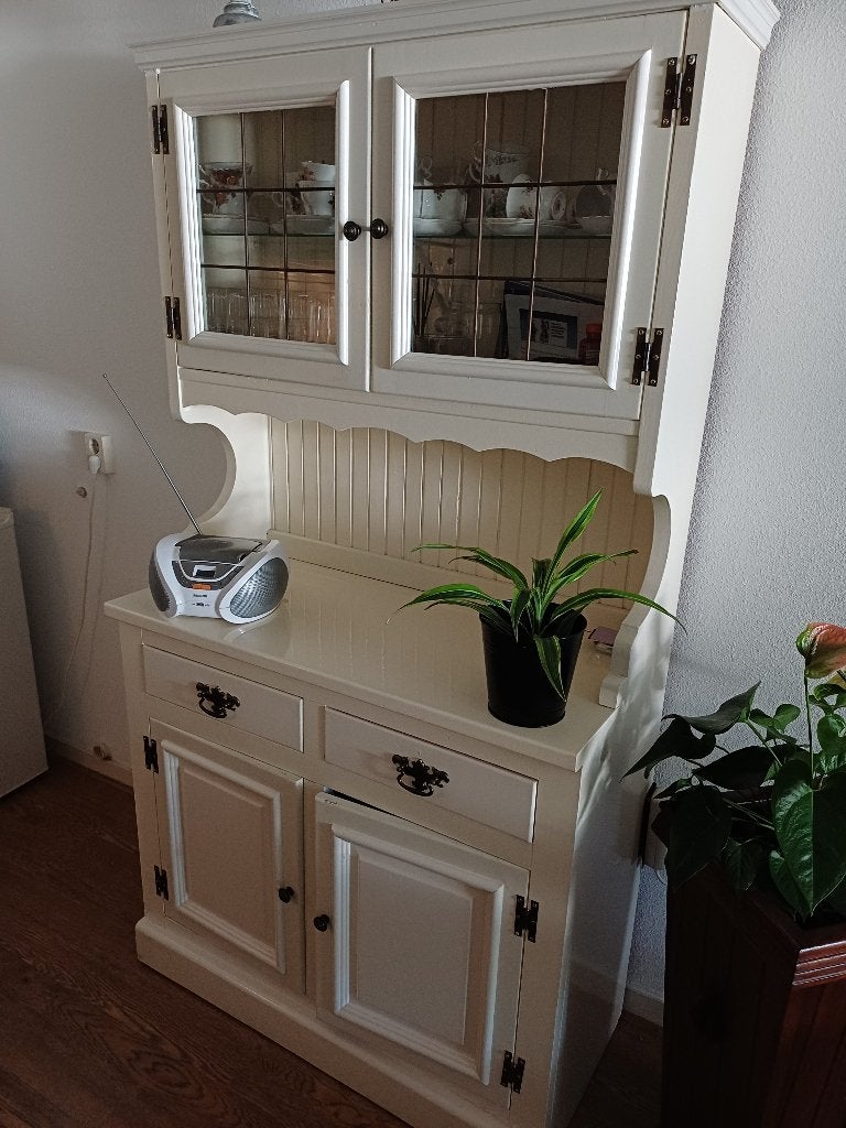 KLEINE BUFFETKAST WIT, Huis en Inrichting, Kasten | Buffetkasten, Gebruikt, Met deur(en), Buffetkast, 150 tot 200 cm