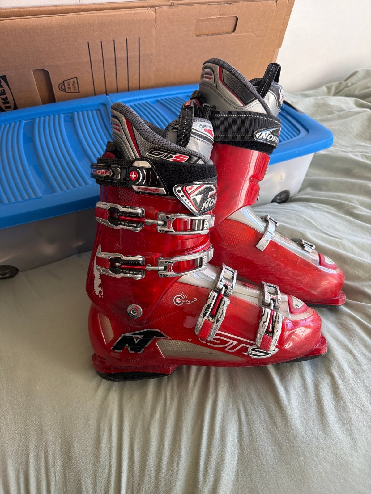 Nordica GTS 12 Skischoenen - Gebruikt, Sport en Fitness, Skiën en Langlaufen, Ophalen, Gebruikt, Schoenen, Nordica