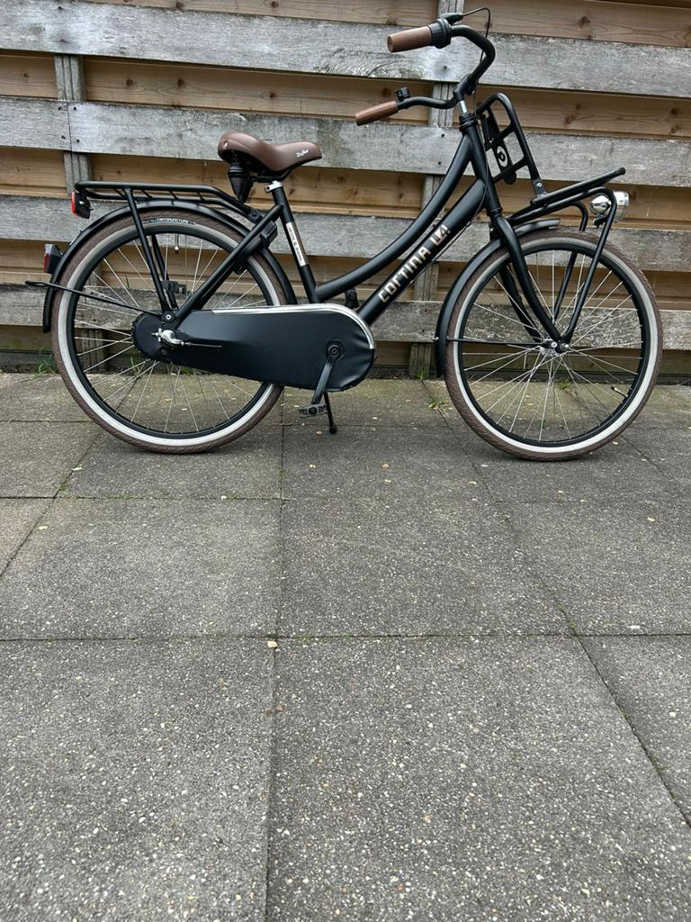 Meisjesfiets Cortina U4 transport 24 inch, Fietsen en Brommers, Fietsen | Meisjes, Terugtraprem, Versnellingen, Ophalen of Verzenden