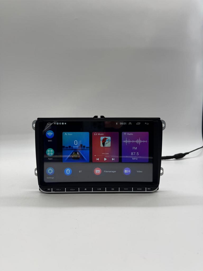 9 inch Android Autoradio Navigatie voor VW, Seat, Skoda, Ophalen of Verzenden, Nieuw