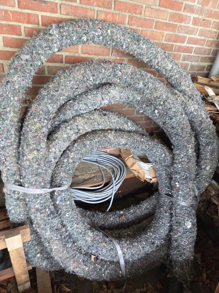 Drainage slang 80mm 15 meter, 6 meter of meer, Nieuw, Ophalen of Verzenden, 80 mm of meer