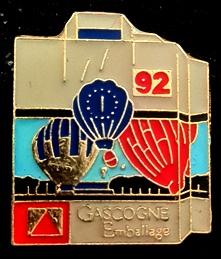 Gascogne Emballage 92 ballon pin- epoxy, Verzenden, Nieuw, Transport, Speldje of Pin