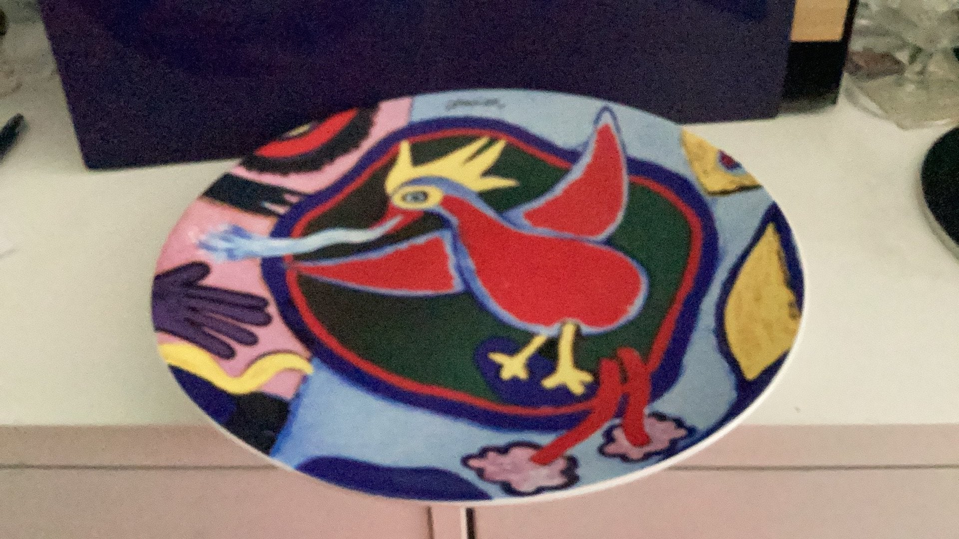 Corneille Vuurvogel bord, Antiek en Kunst, Ophalen of Verzenden