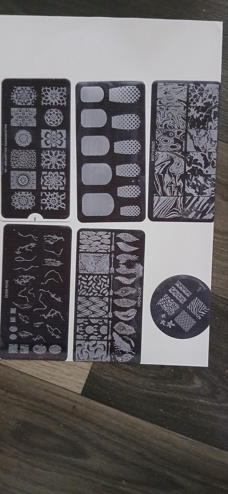 15 nagel stempelplaten nailstamp, Ophalen of Verzenden, Overige kleuren, Handen en Nagels