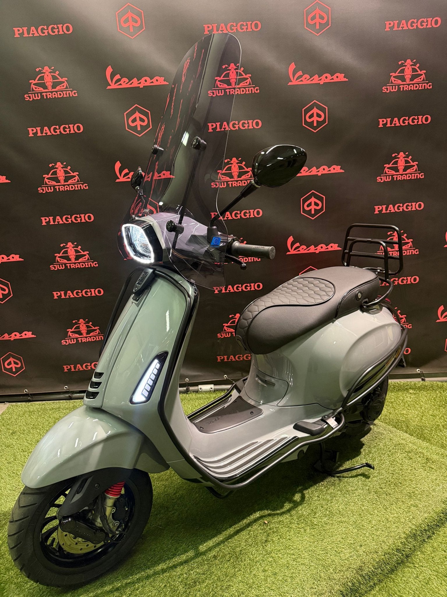 Vespa Sprint 2019 Snor/Brom Nardo Grey / RS Zadel / Garantie, -, -, Ophalen of Verzenden, -