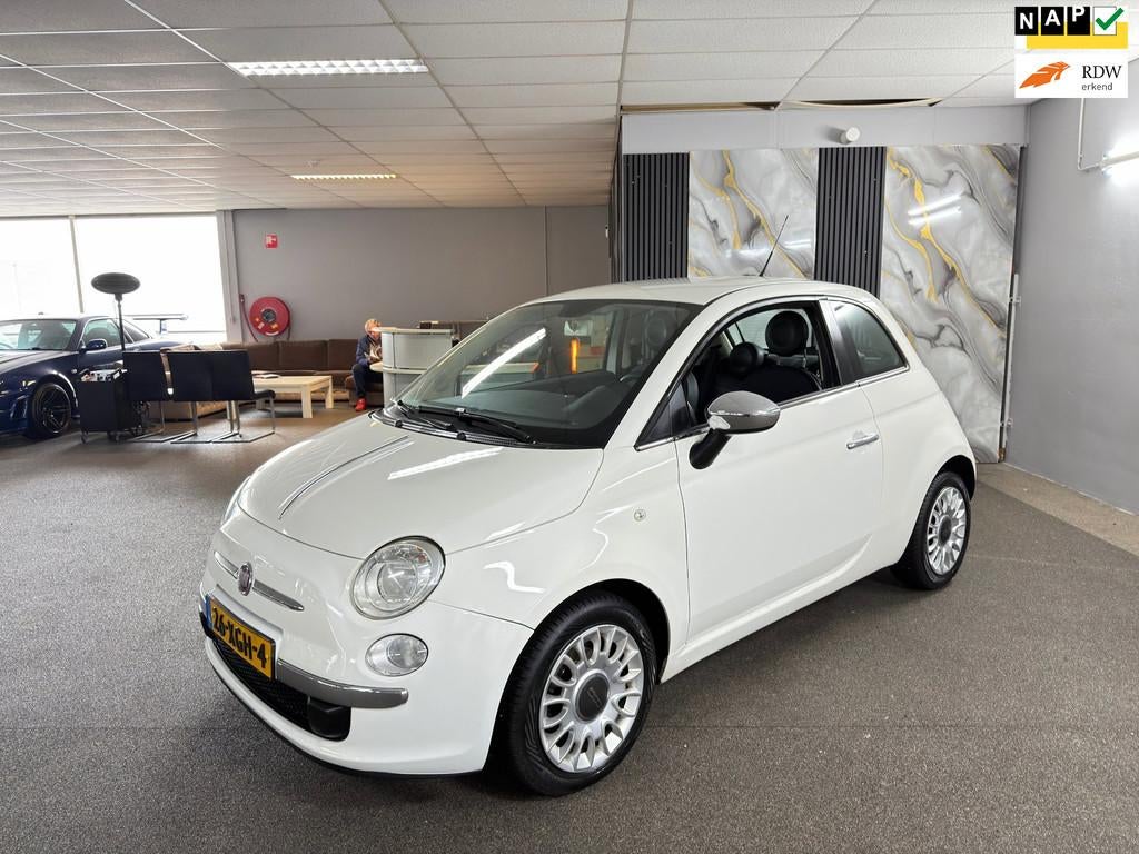 Fiat 500 1.2 Pop Apk NieuwAutomaat,Airco,N.A.P,Lm velgen,N.A, Auto's, Euro 5, Stof, Gebruikt, 4 cilinders