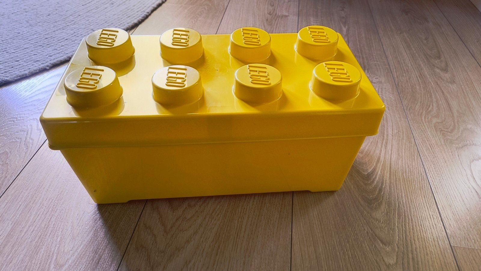 Lego opbergdoos geel, Ophalen, Overige thema's, Lego, Accessoire