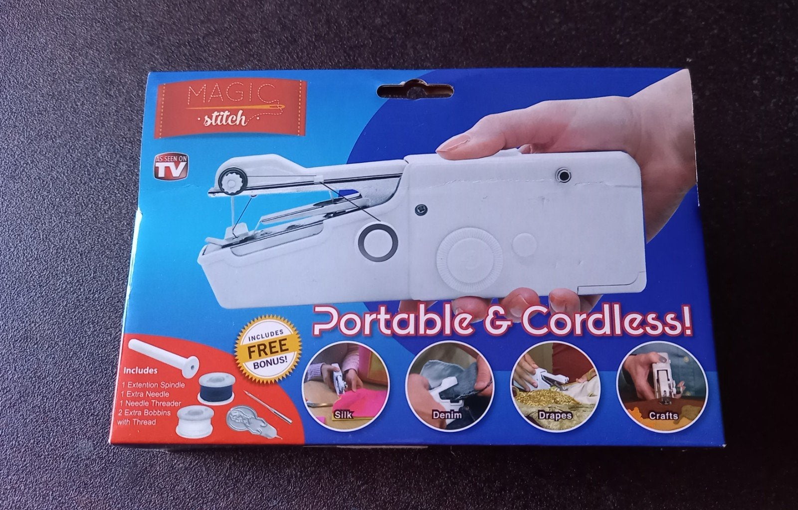 Hand naaimachine, Ophalen of Verzenden, Zo goed als nieuw