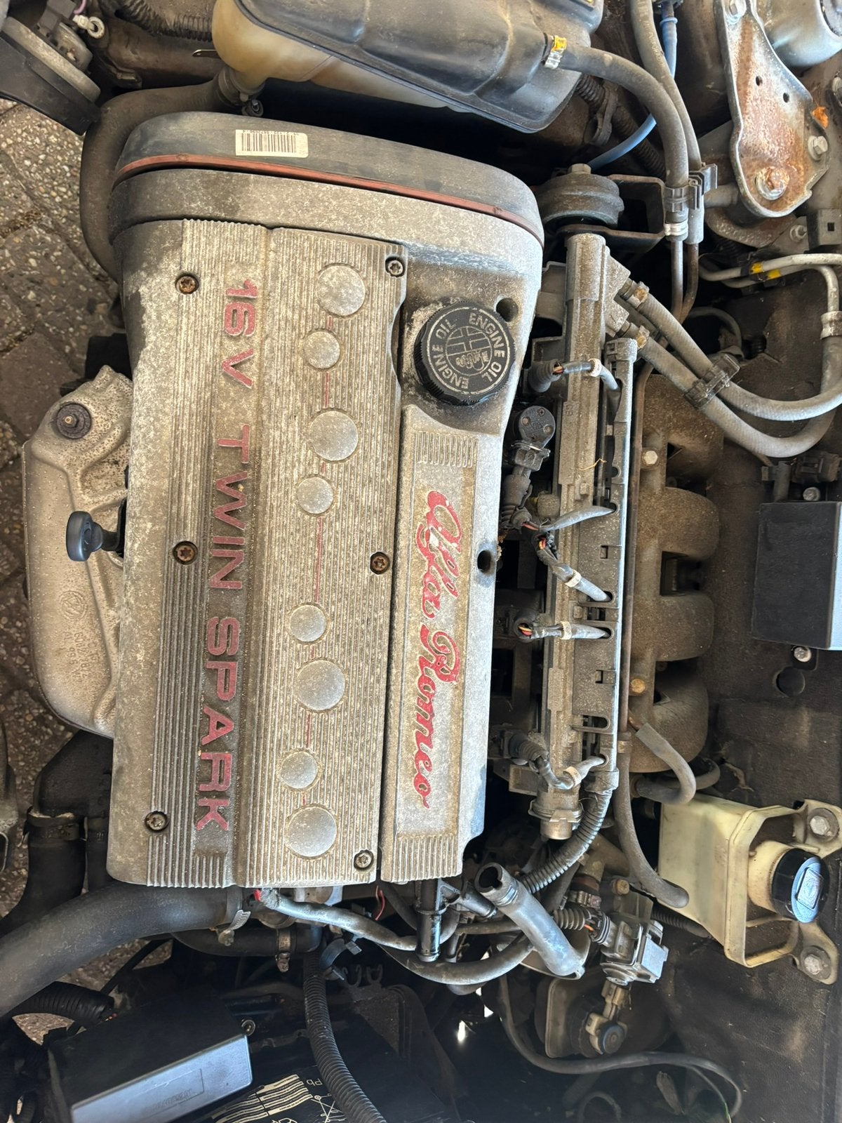 Alfa Romeo 1.4 Twin Spark motor met historie en 138.000 km, Ophalen, Alfa Romeo
