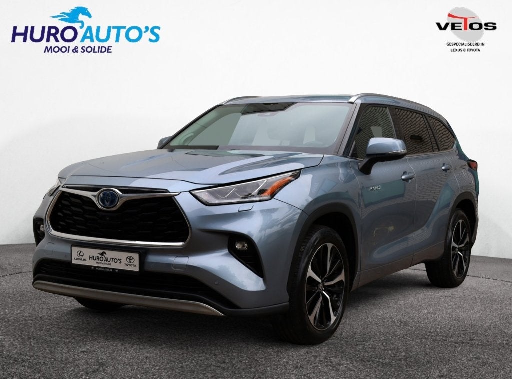 Toyota highlander 2.5 AWD Hybrid Premium | Head up | Stoelve, Auto's, Toyota, Automaat, 12 maanden, Gebruikt, Zwart
