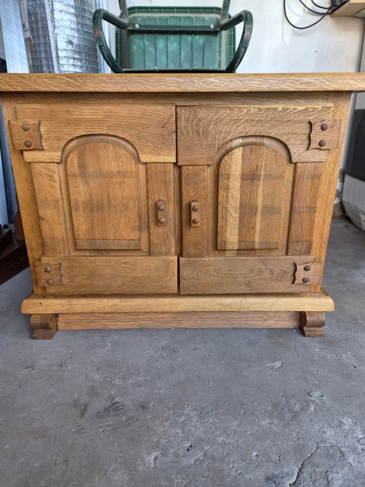 Eiken TV kast meubel, Ophalen, Zo goed als nieuw, 25 tot 50 cm, 50 tot 100 cm