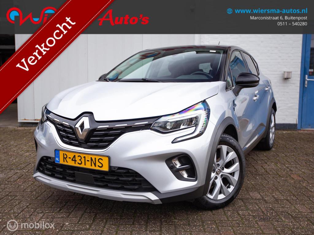 Renault Captur 1.0 TCe 90|OrgNL|Afleverklaar|Carplay|LED|Cam, Voorwielaandrijving, Gebruikt, Euro 6, Leder en Stof