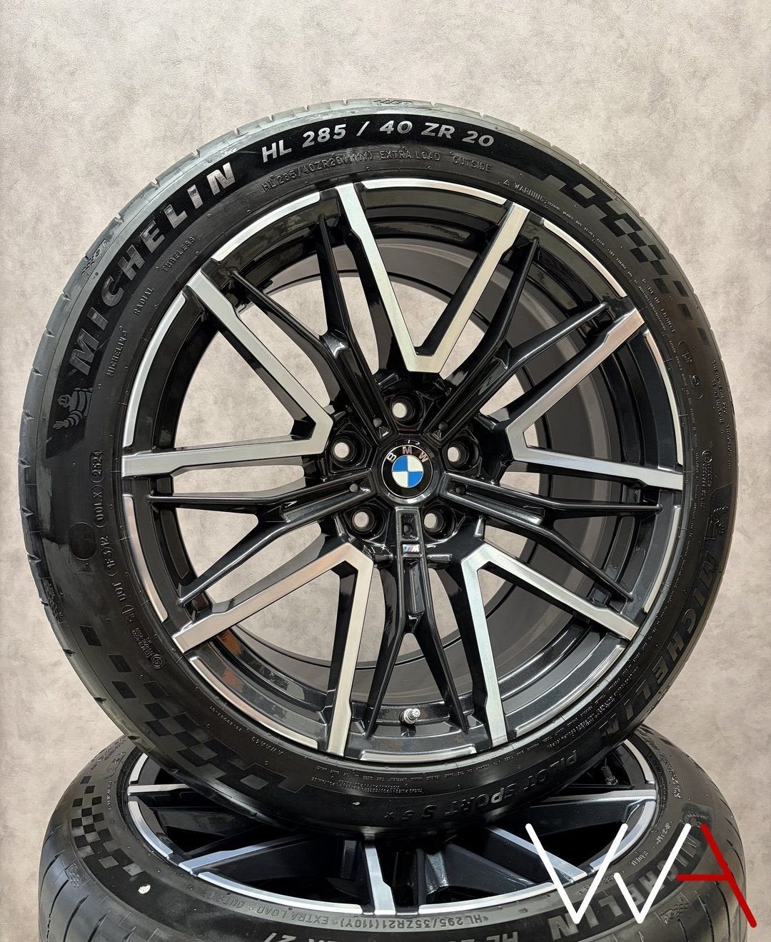 20/21 inch BMW M5 G90 G99 Styling 951M velgen BTW Michelin, Gebruikt, -, -, Banden en Velgen