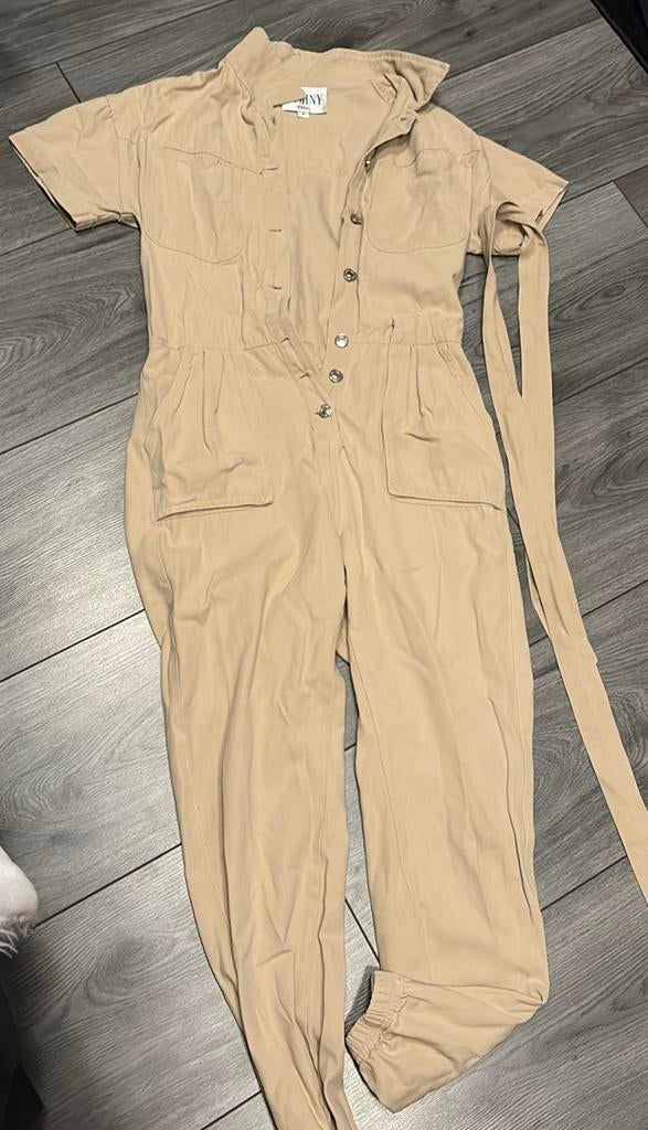 Beige tuinpak, Ophalen, Nieuw, Maat 38/40 (M), Beige