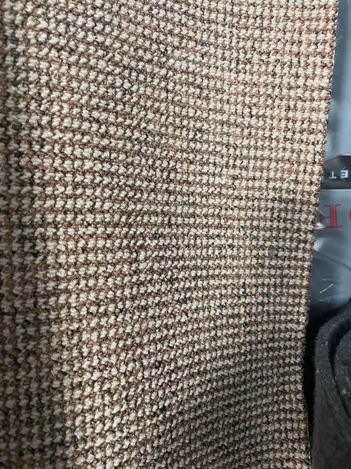 Tapijt teststuk lusje erg sterk vilt rug nieuw 1.75 bij 4.00, Ophalen, Zo goed als nieuw, Rechthoekig, 200 cm of meer